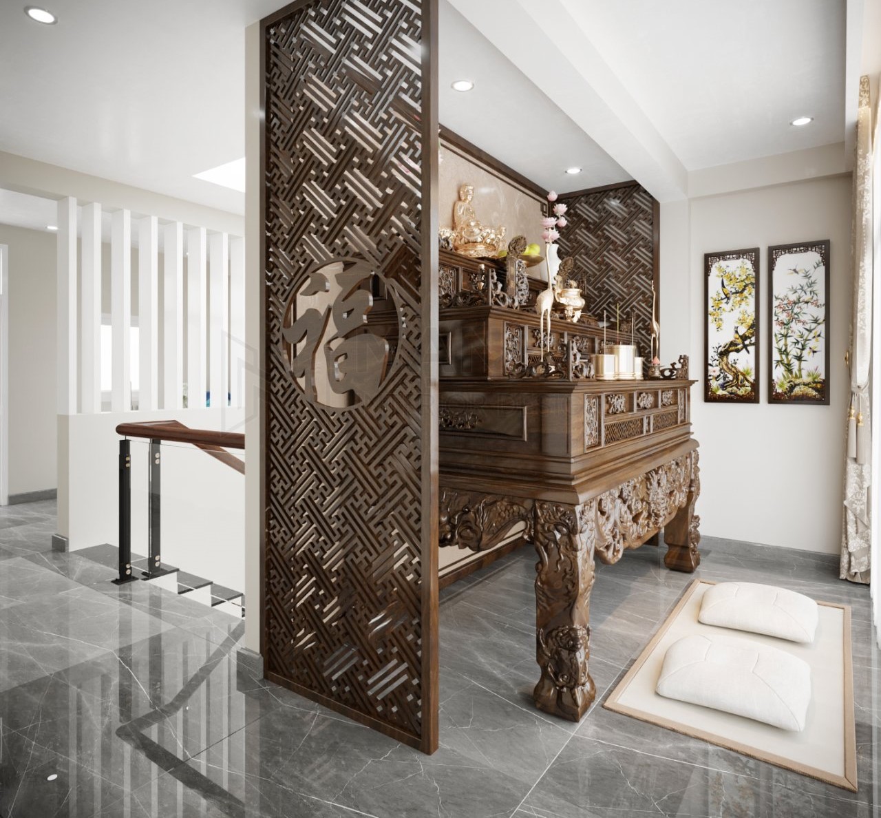 thiết kế phòng thờ quảng ninh Đồ Thờ Hải Minh