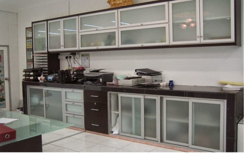 tủ bếp nhôm kính Ninh Bình tủ bếp nhôm kính Ninh Bình