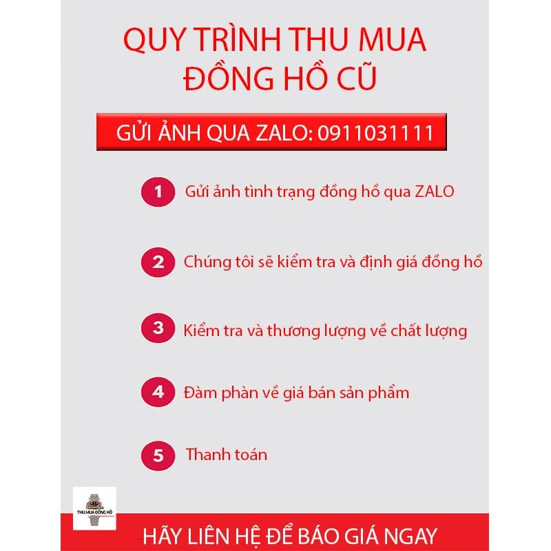 thu mua đồng hồ rolex Quy trình các bước thu mua đồng hồ cũ