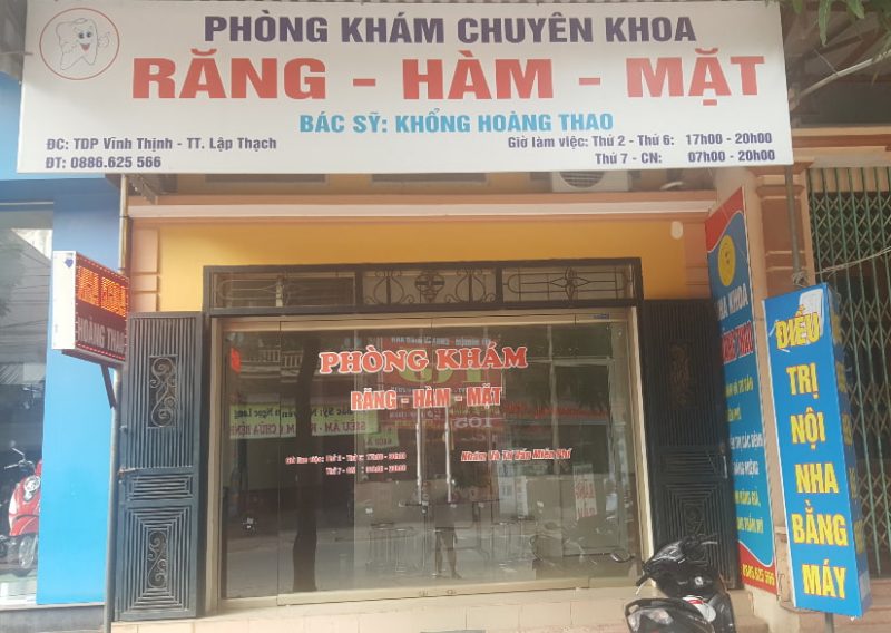 nha khoa Vĩnh Phúc địa chỉ làm răng