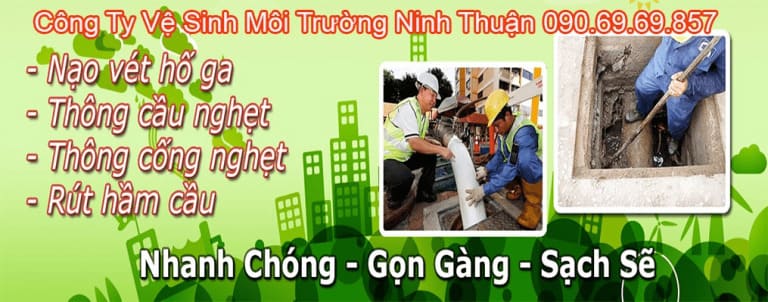 thông bồn cầu Ninh Thuận Công Ty Vệ Sinh Môi Trường Ninh Thuận