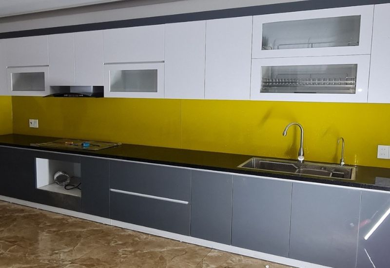 tủ bếp nhôm kính bắc giang