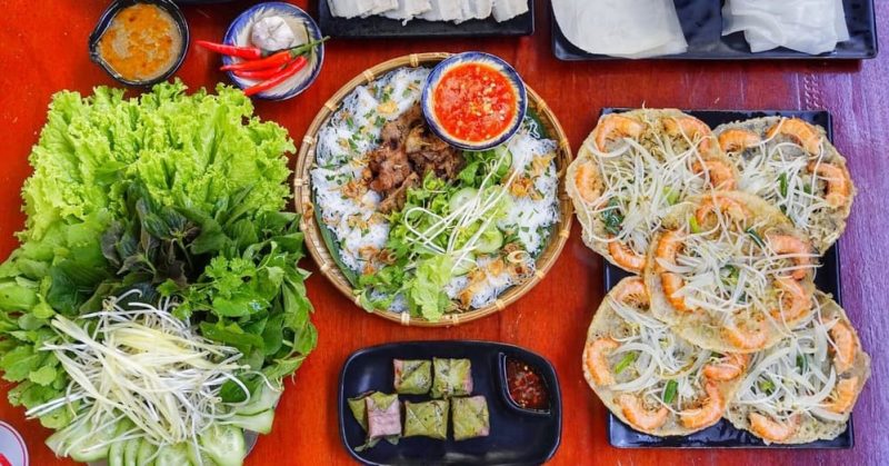 Quán ăn Đà Nẵng Bánh xèo tôm nhảy Năm Hiền