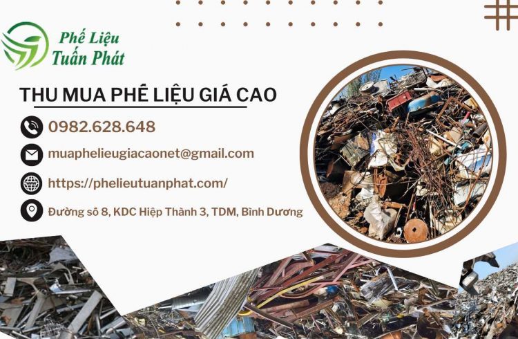 thu mua phế liệu Bình Dương giá cao Công Ty Tuấn Phát