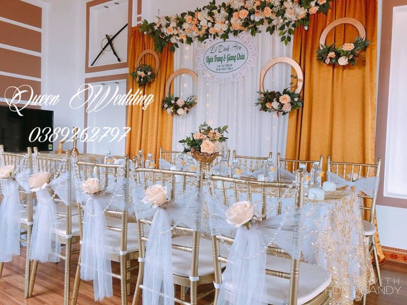 trang trí tiệc cưới đà lạt