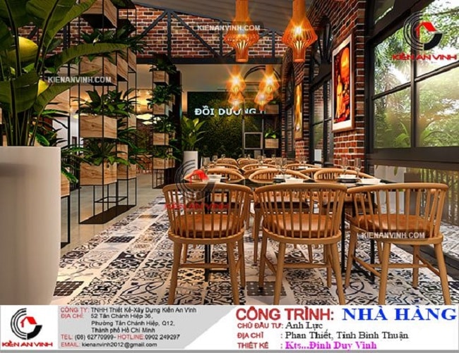 Thiết kế nội thất nhà hàng TPHCM