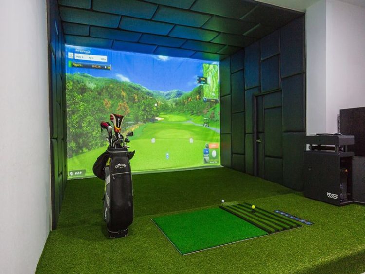 địa chỉ thi công phòng golf 3D Hà Nội