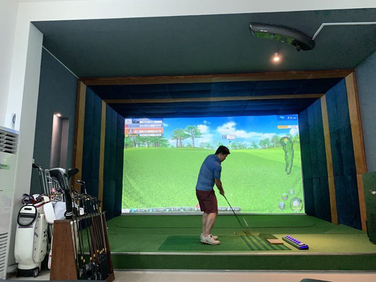 địa chỉ thi công phòng golf 3D Hà Nội