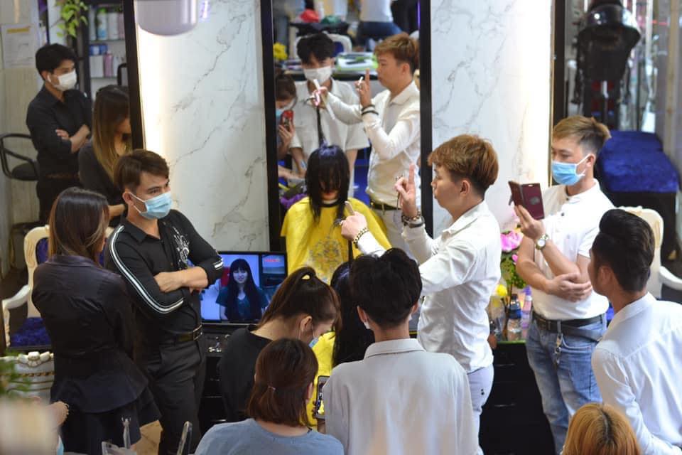 Học cắt tóc Cần Thơ Salon Nguyễn Vàng