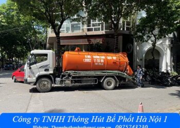 hút bể phốt tại Long Biên