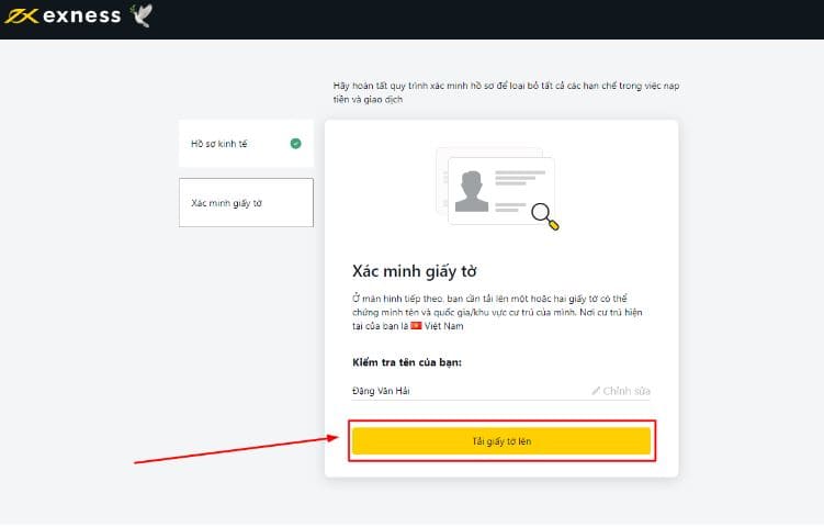 cách đăng ký mở tài khoản giao dịch sàn Exness