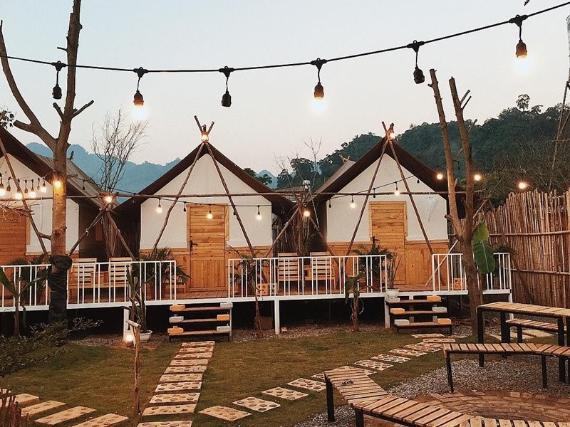 Thi công nhà gỗ homestay