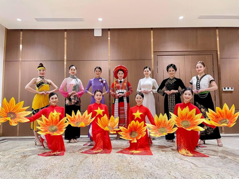 trang phục biểu diễn ở Bắc Ninh