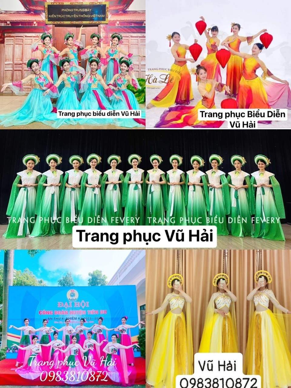 trang phục biểu diễn ở bắc ninh