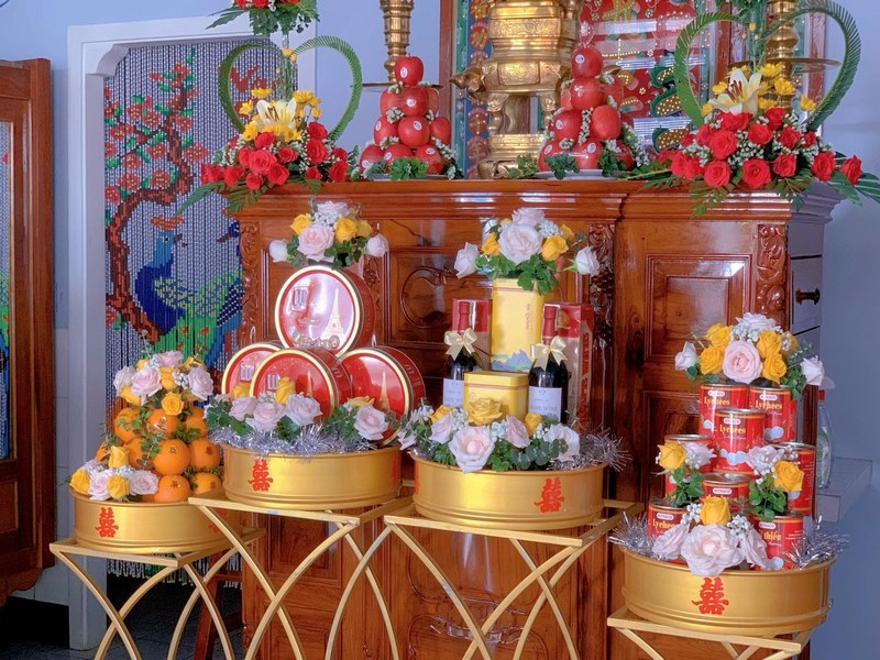 dịch vụ mâm quả cưới cần thơ