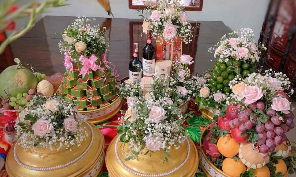 Mâm quả cưới Tiền Giang Cưới Hỏi Trọn Gói Nghi Gia