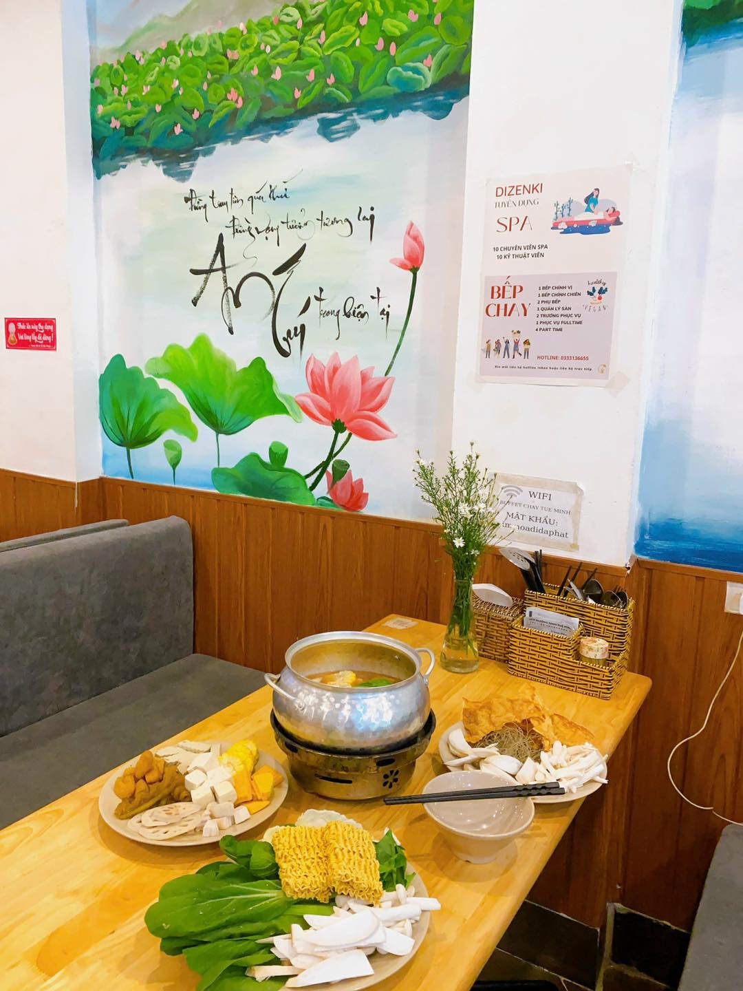 nhà hàng buffet chay hà nội