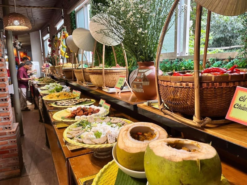 nhà hàng buffet chay Sài Gòn