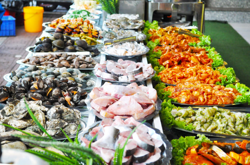 nhà hàng buffet hải sản hà nội