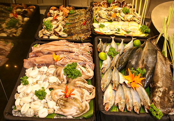 nhà hàng buffet hải sản hà nội