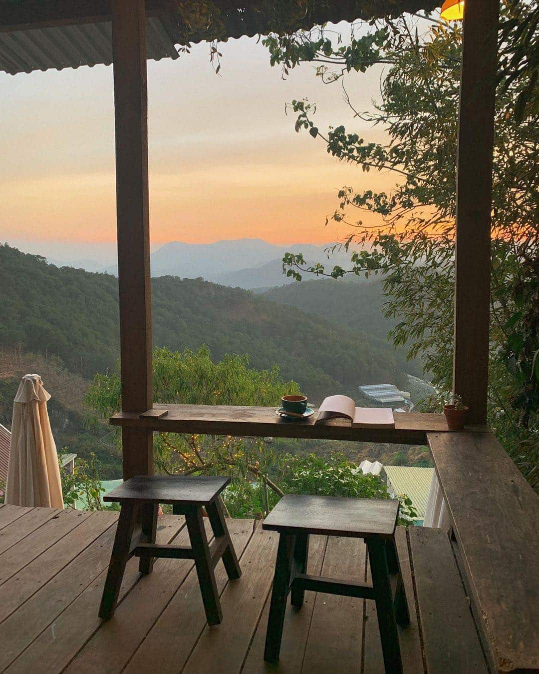 cafe ngắm hoàng hôn Đà Lạt