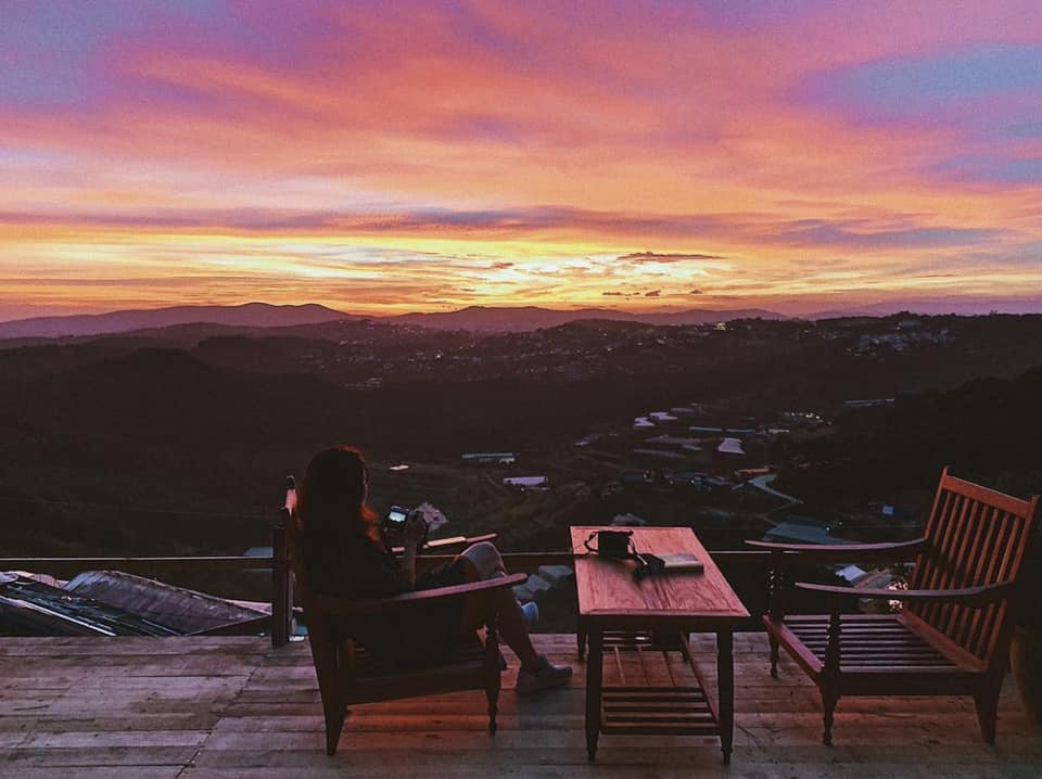 cafe ngắm hoàng hôn Đà Lạt