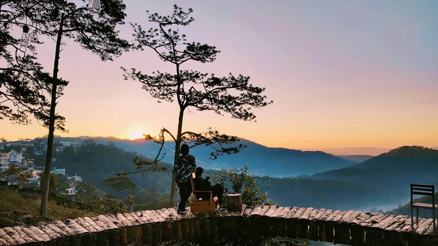 cafe ngắm hoàng hôn Đà Lạt