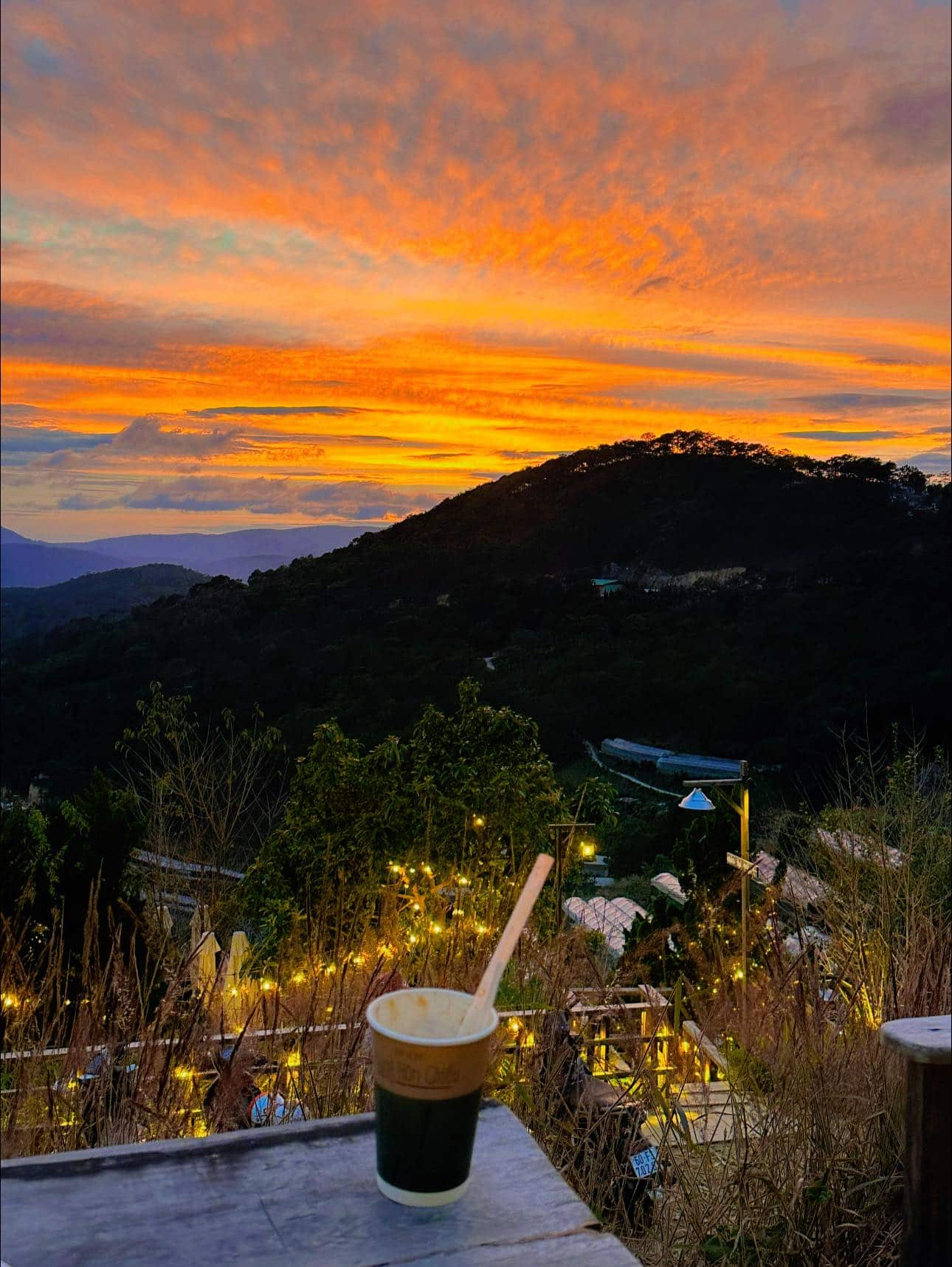 cafe ngắm hoàng hôn Đà Lạt