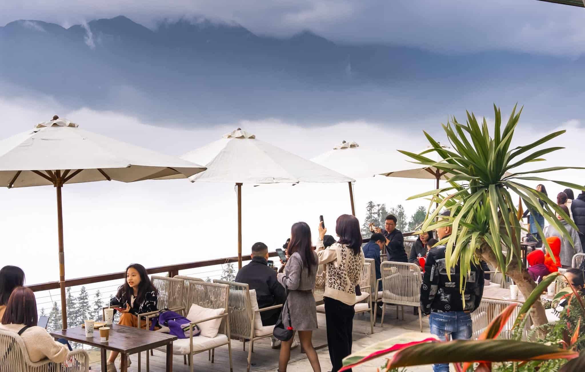 cafe săn mây Sapa