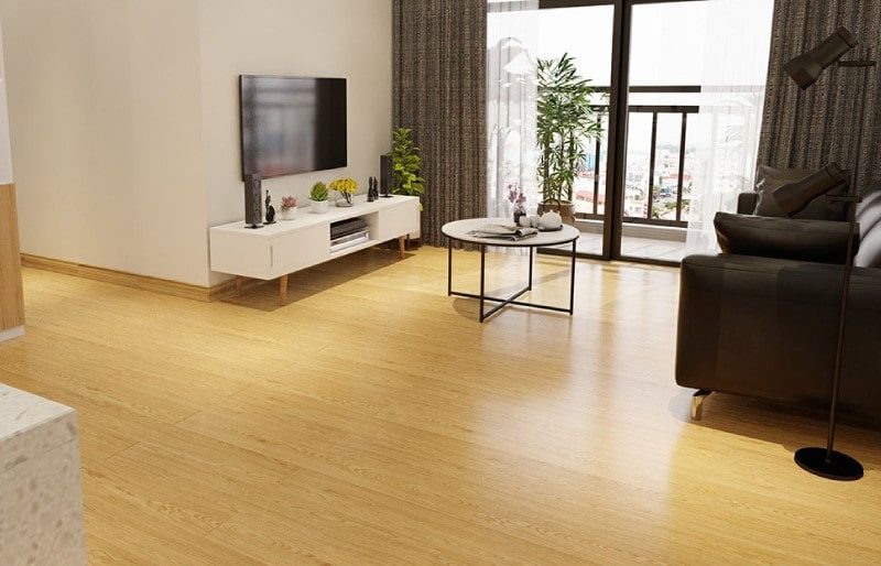 thi công sàn nhựa giả gỗ tại Hà Nội