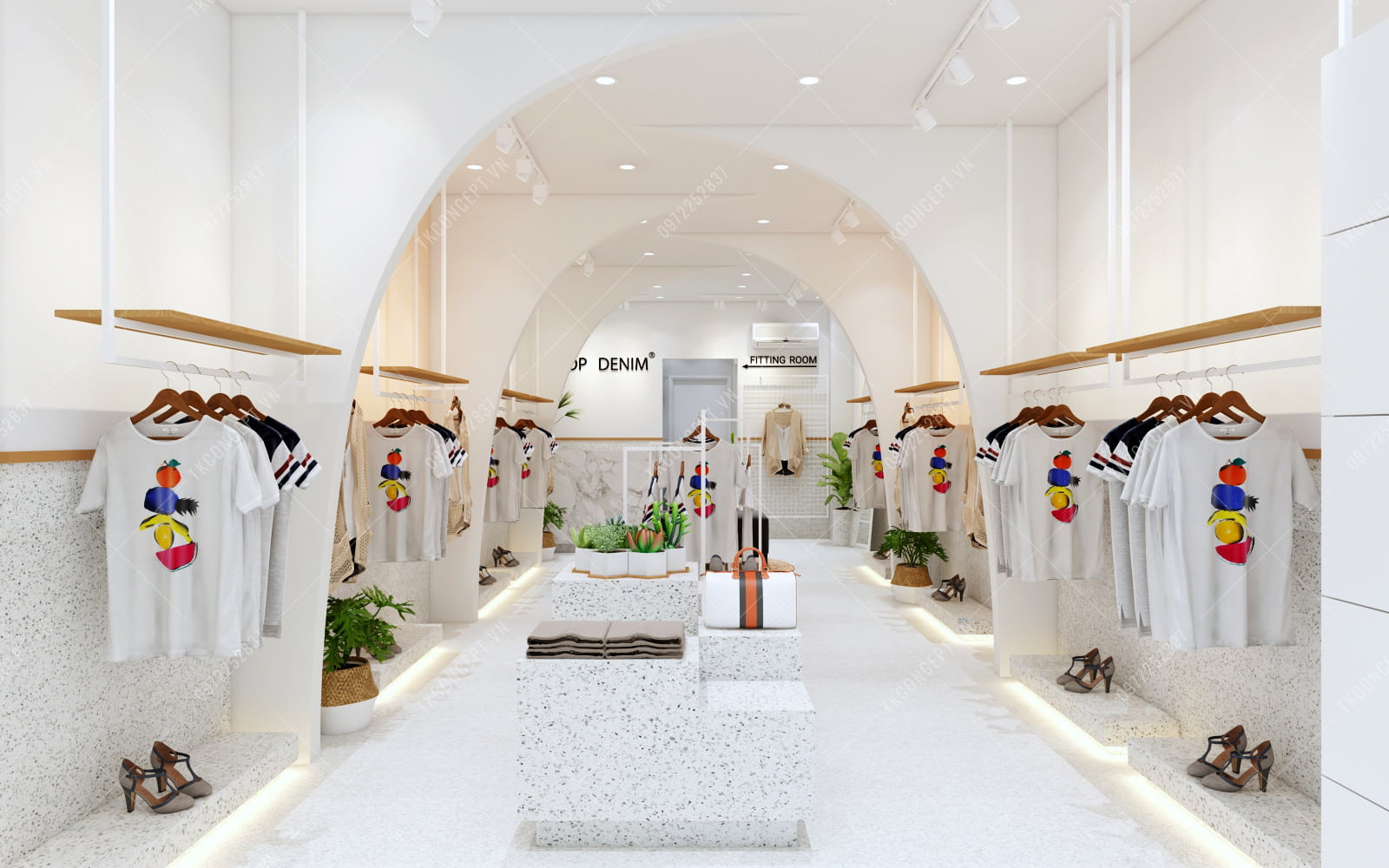 thiết kế thi công shop thời trang tphcm