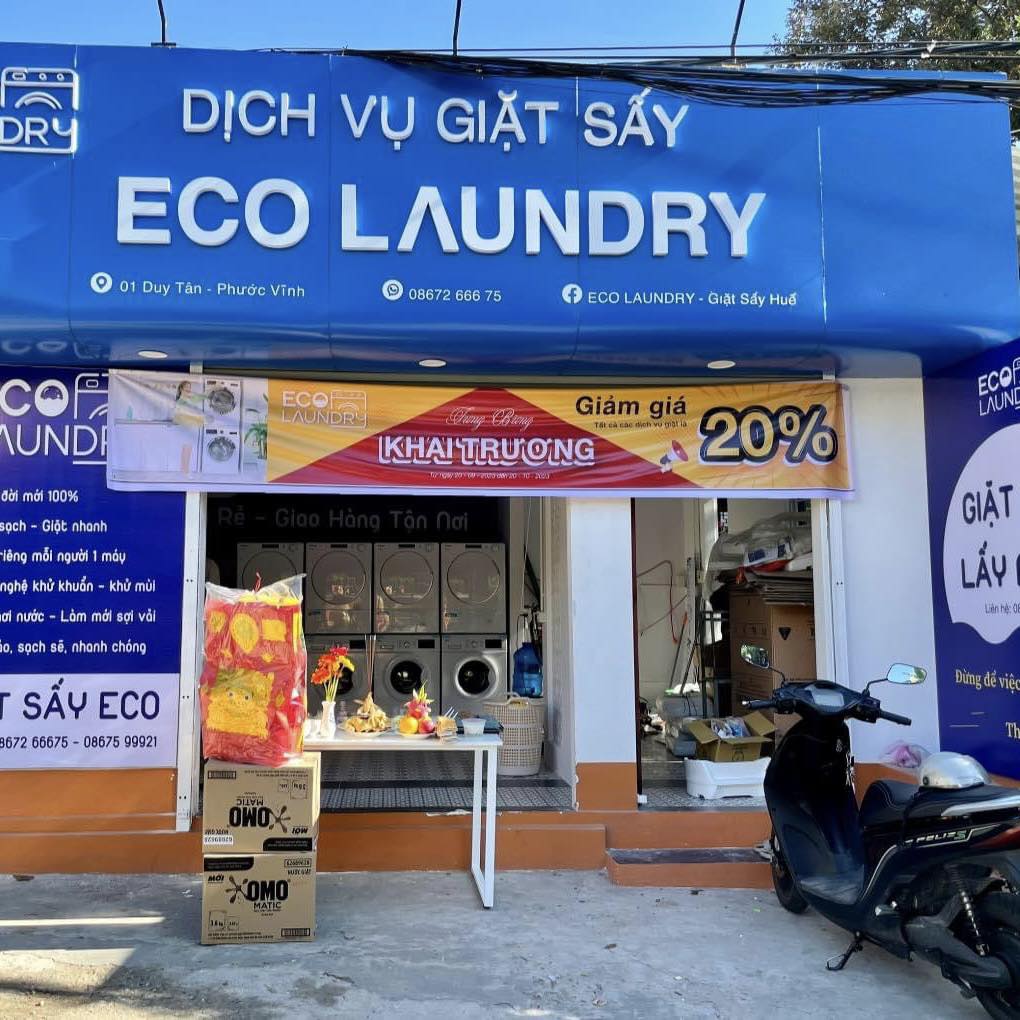 dịch vụ giặt là tại huế Eco Laundry