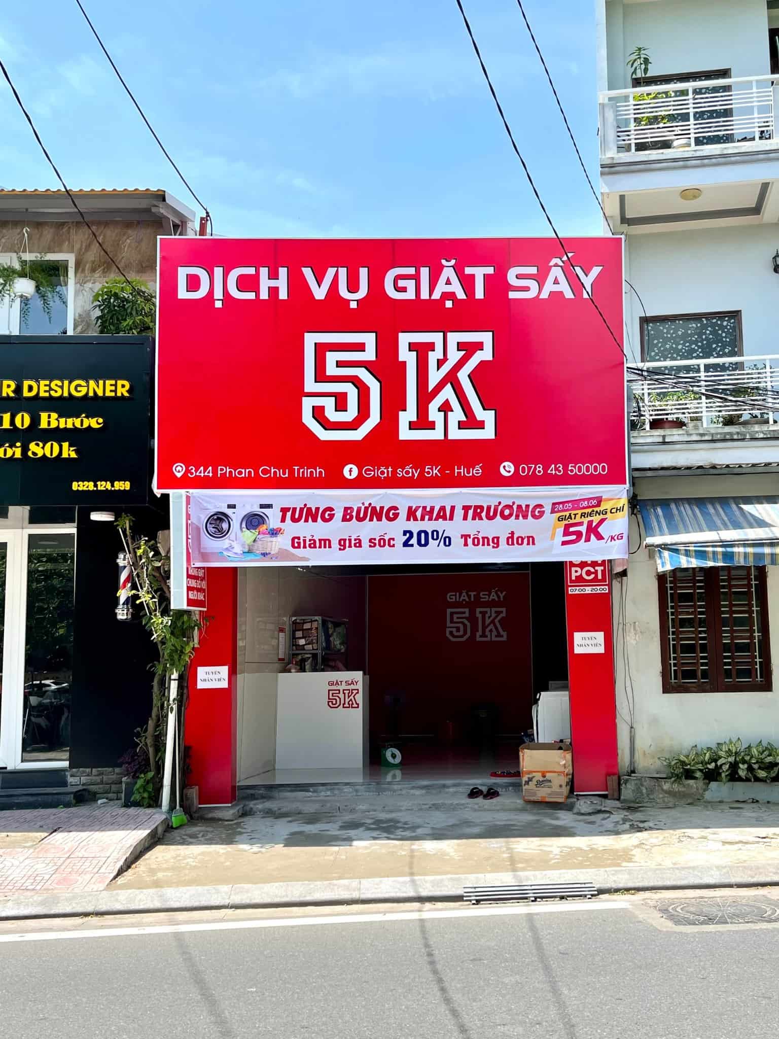dịch vụ giặt là tại huế Giặt Sấy 5K