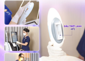 LG Cool Hybrid tích hợp đầu lạnh giúp hạn chế tối đa tình trạng nóng rát khi triệt lông bikini